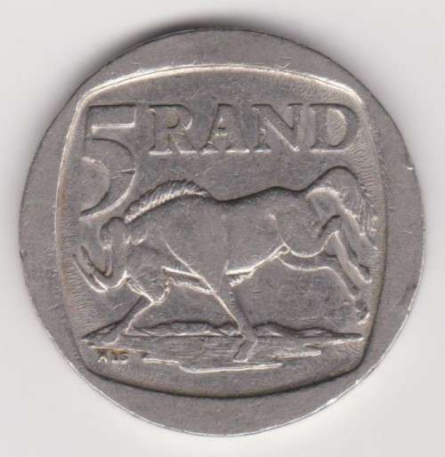 1995 R5 Error Coin - Rotated Die ±30 degrees