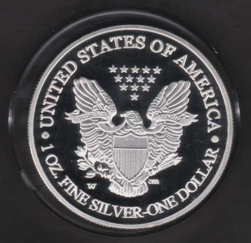 2000 1 Oz Fine Silver One Dollar "Liberty -The Eagle" Silver Clad Encapsulated
