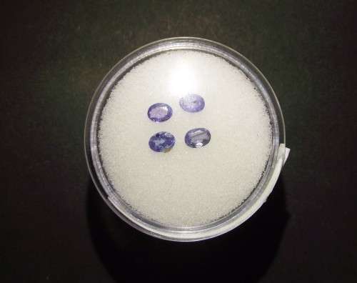 TANZANITE OVAL FACETS -  0.651tcw