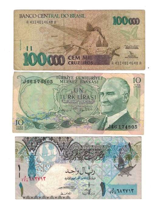 International Bank Notes - Bid is per note