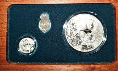 2004 Silver Birds Of Prey Series - African Owls