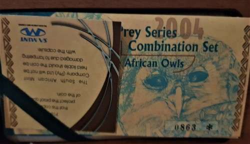 2004 Silver Birds Of Prey Series - African Owls