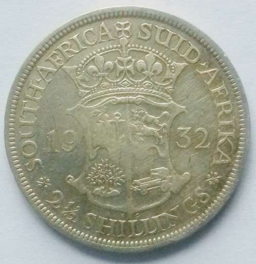 1932 SA UNION 2 1/2 SHILLINGS