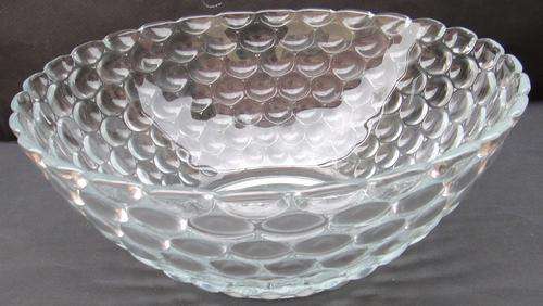 Glassware - 9" Glass Pearl Bowl