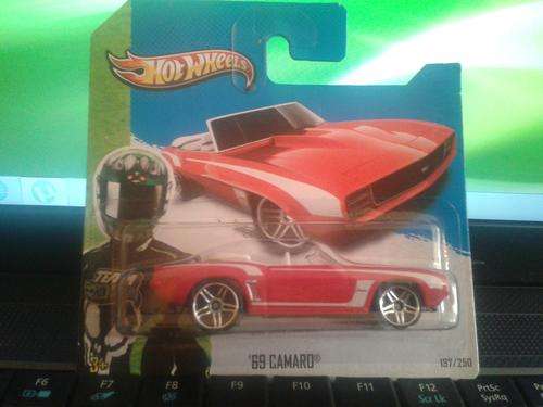 Hot Wheels '69 Camaro (Short Card )