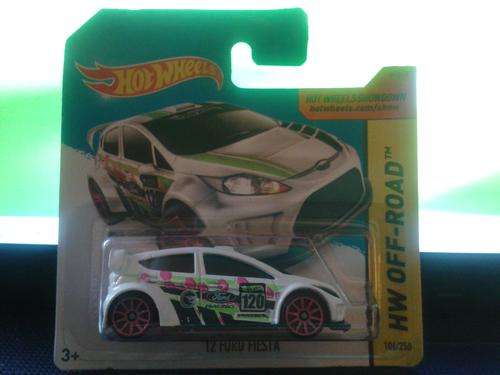 Hot Wheels '12 Ford Fiesta - Treasure Hunt (Short Card )