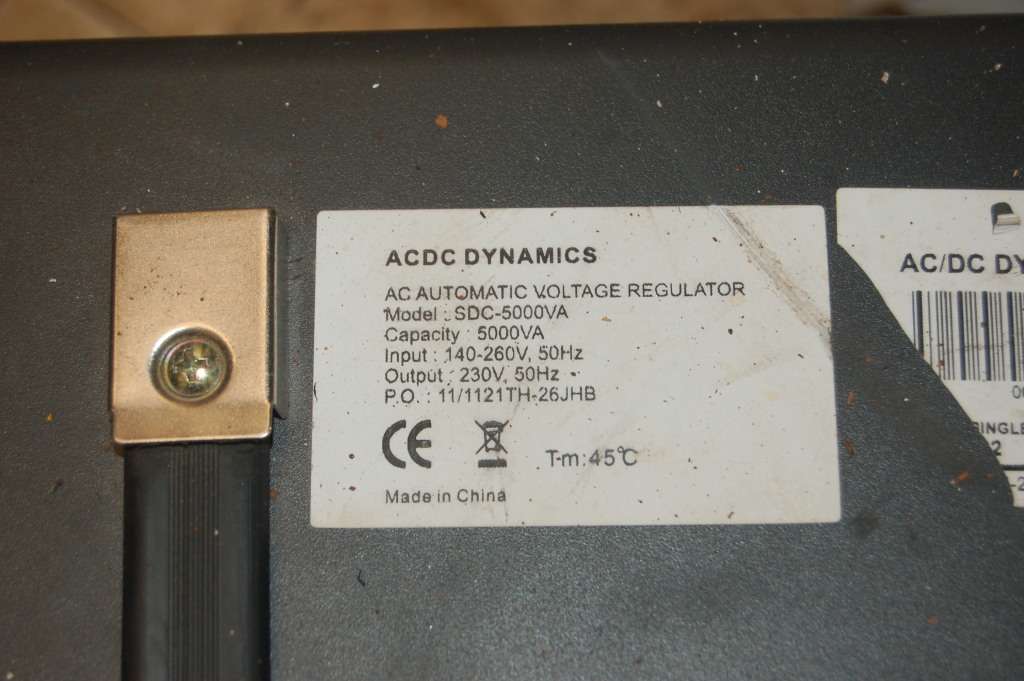AC-DC DYNAMICS VOLTAGE REGULATOR