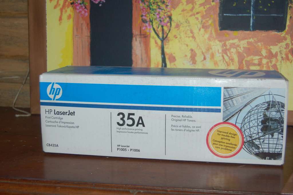HP LAZER JET BLACK Printer cartridge No 35A