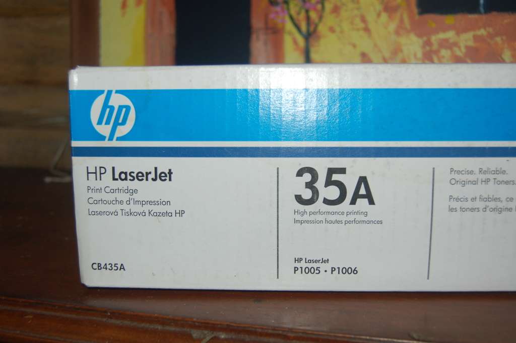 HP LAZER JET BLACK Printer cartridge No 35A