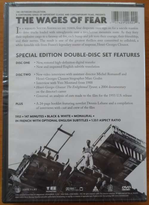 The Wages of Fear (The Criterion Collection)
