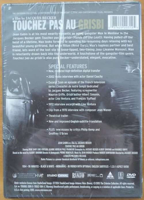 Touchez Pas au Grisbi (The Criterion Collection)