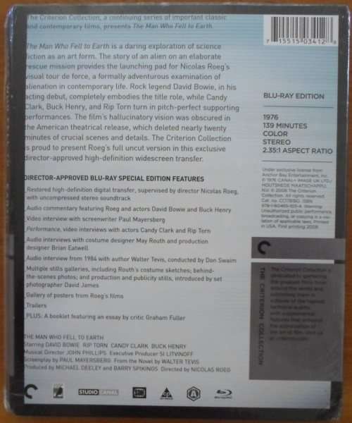 The Man Who Fell to Earth (The Criterion Collection)