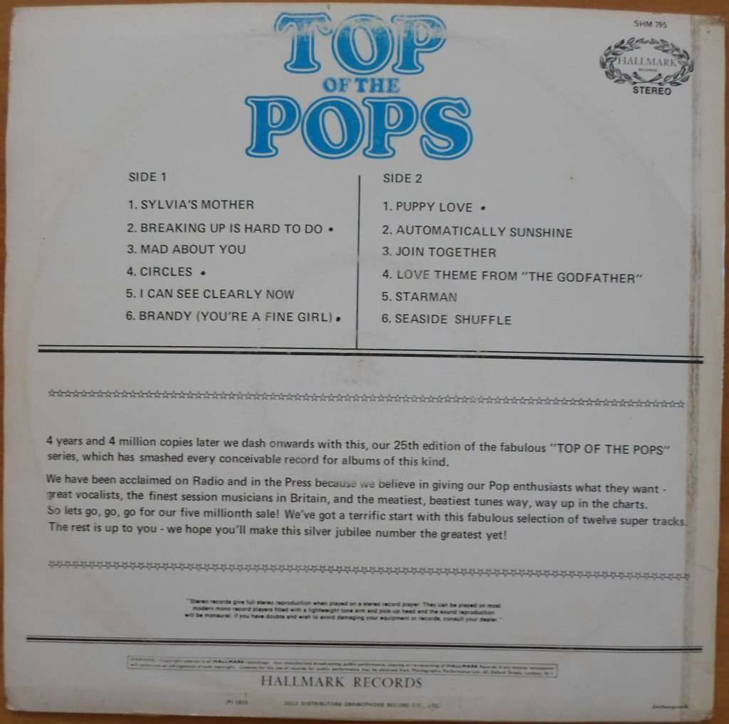 Various Artists - Top of the Pops Vol. 25