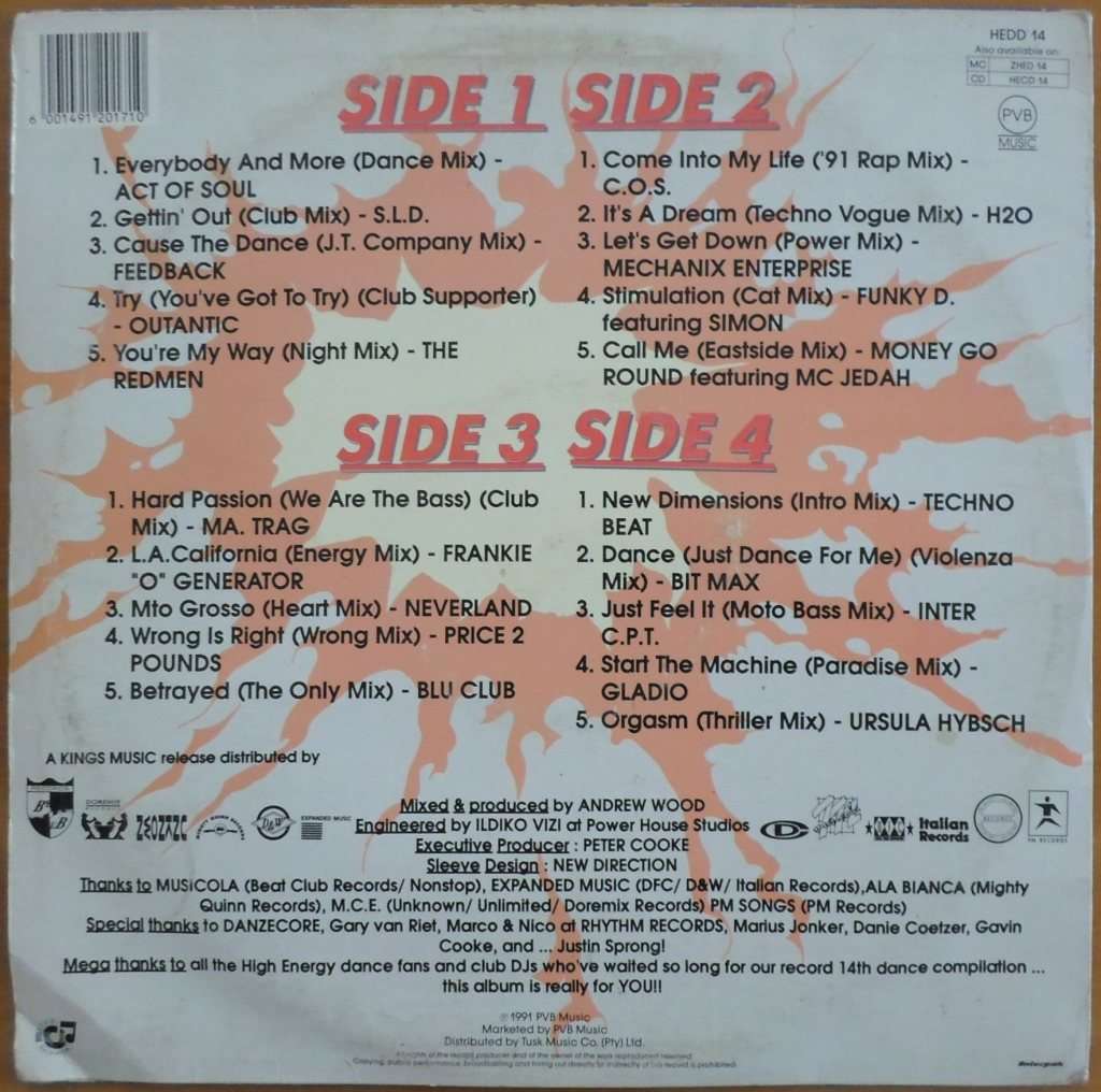 Various Artists - High-Energy Double Dance Volume 14