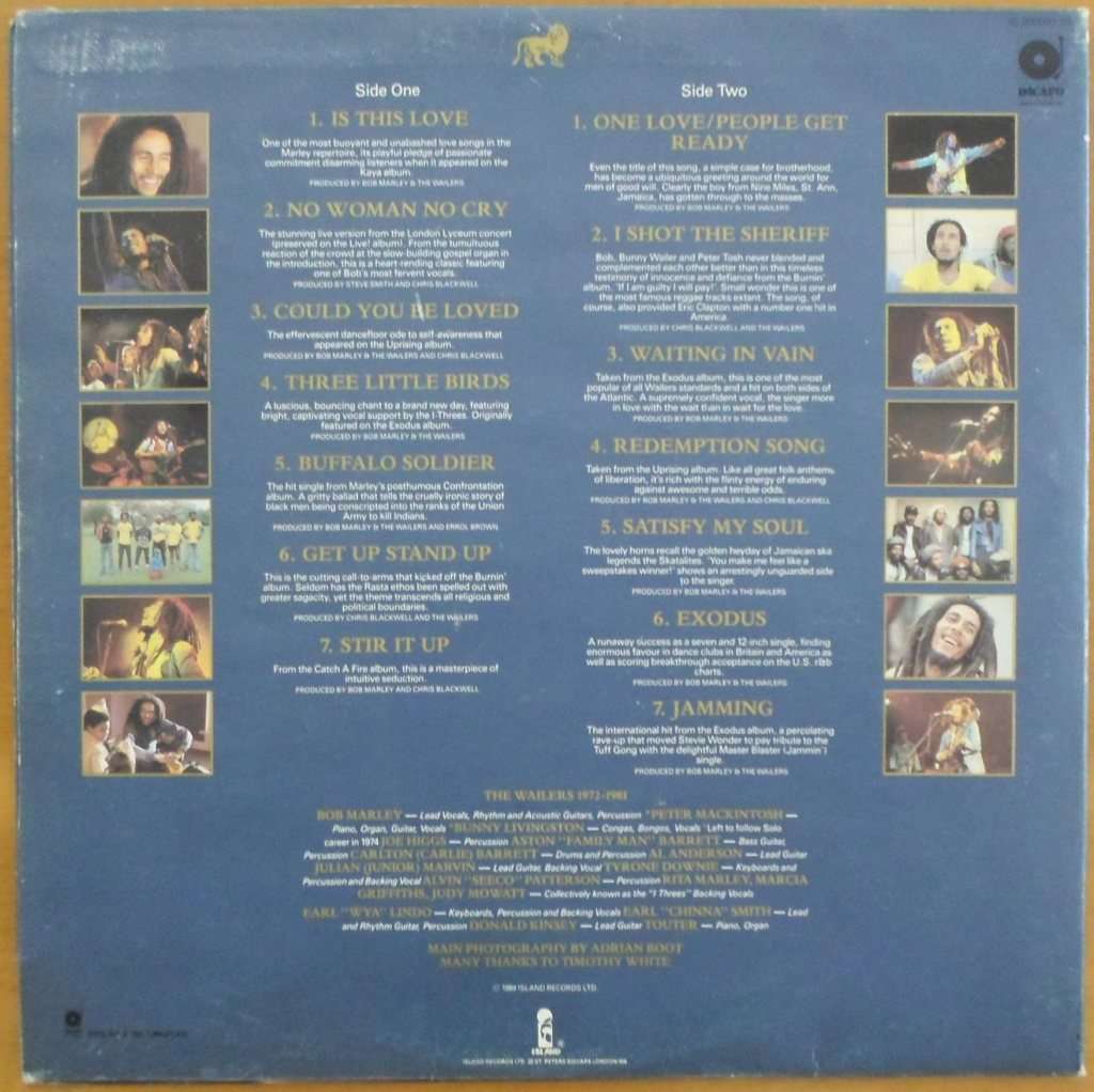 Bob Marley and The Wailers - Legend (The Best of Bob Marley and The Wailers)