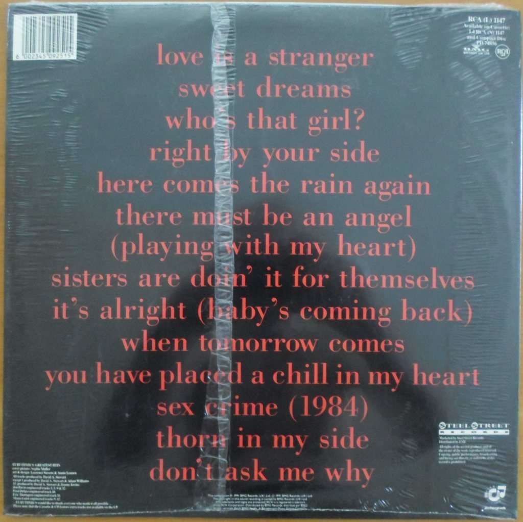 Eurythmics - Greatest Hits