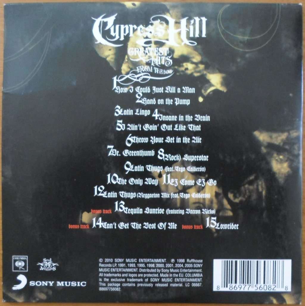Cypress Hill - Greatest Hits from the Bong