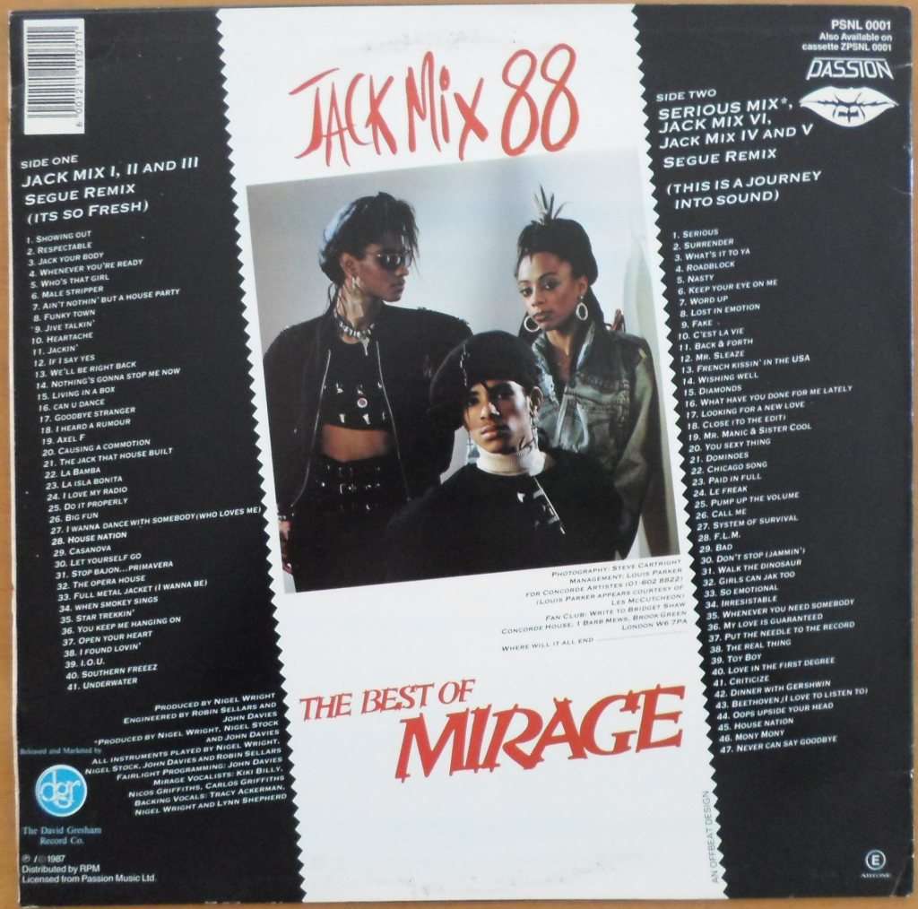 Mirage - Jack Mix 88 (The Best of Mirage)