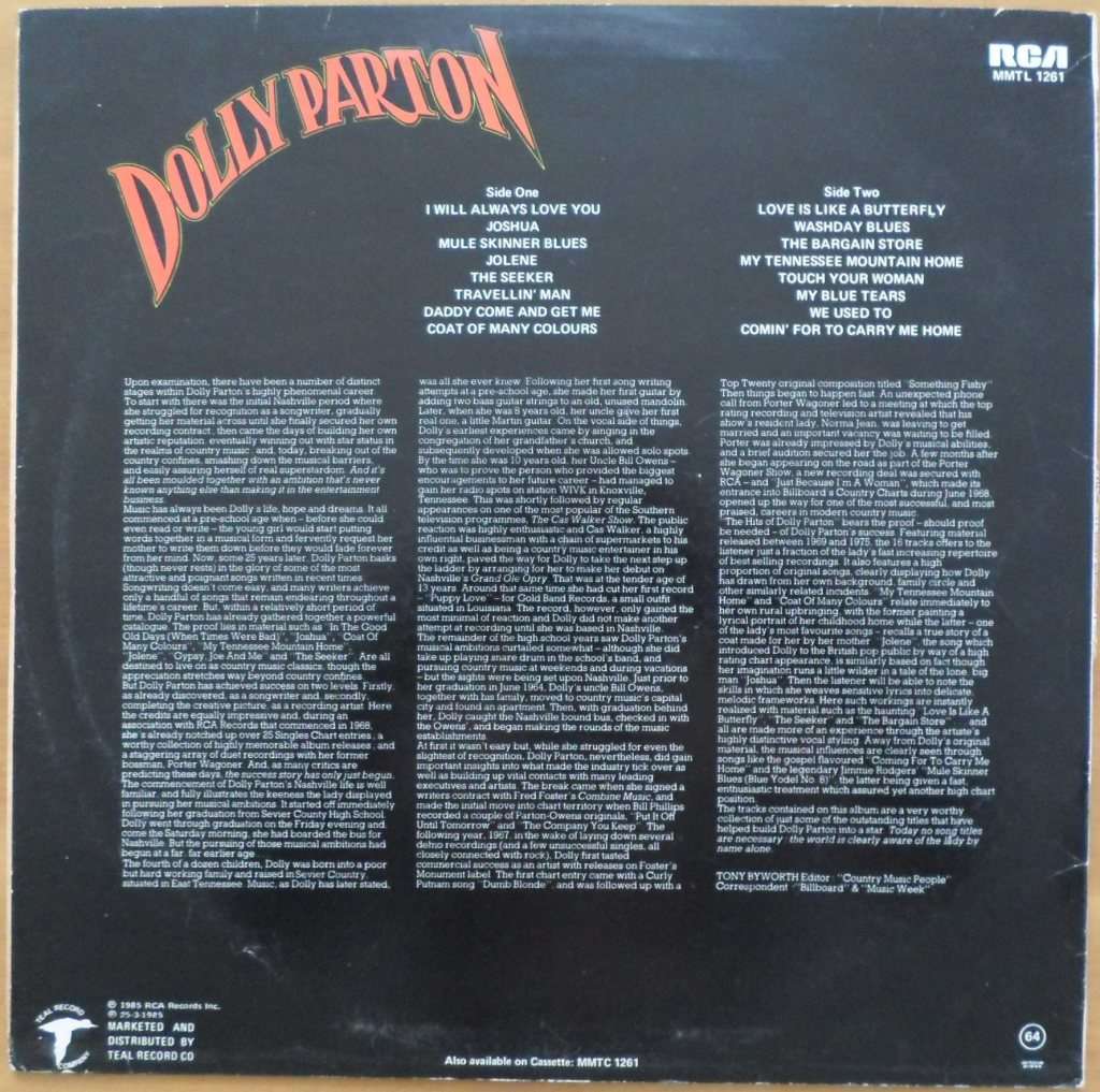 Dolly Parton - The Very Best of Dolly Parton