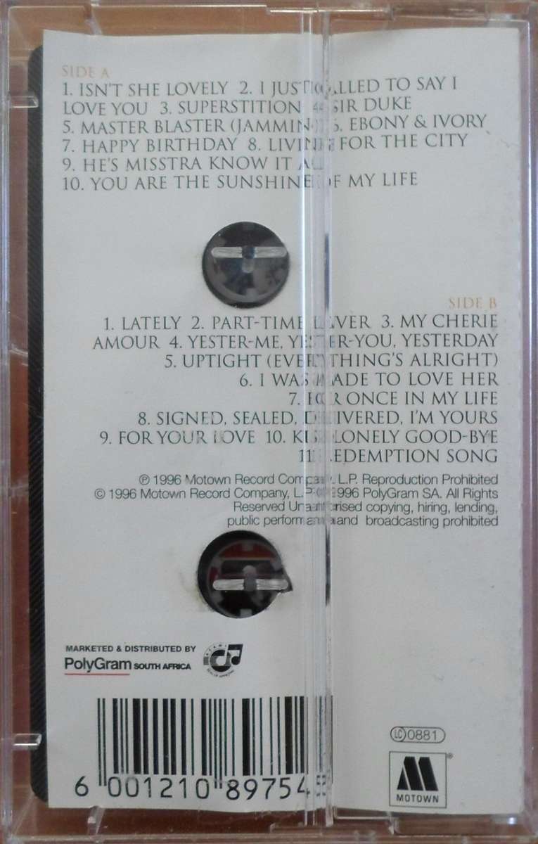 Stevie Wonder - Song Review: A Greatest Hits Collection