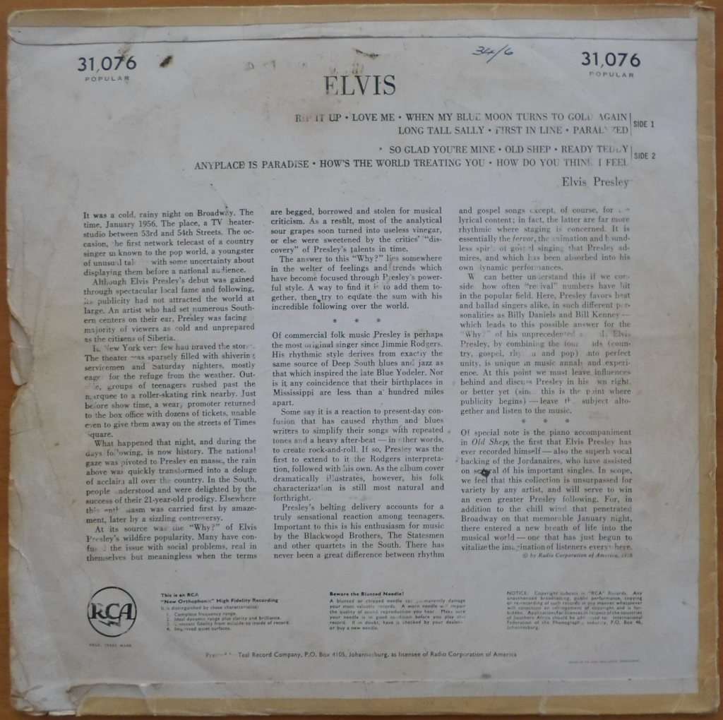 Elvis Presley - Elvis