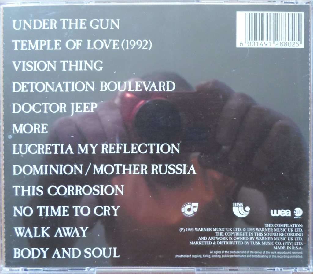 The Sisters of Mercy - Greatest Hits Volume One - A Slight Case of Overbombing