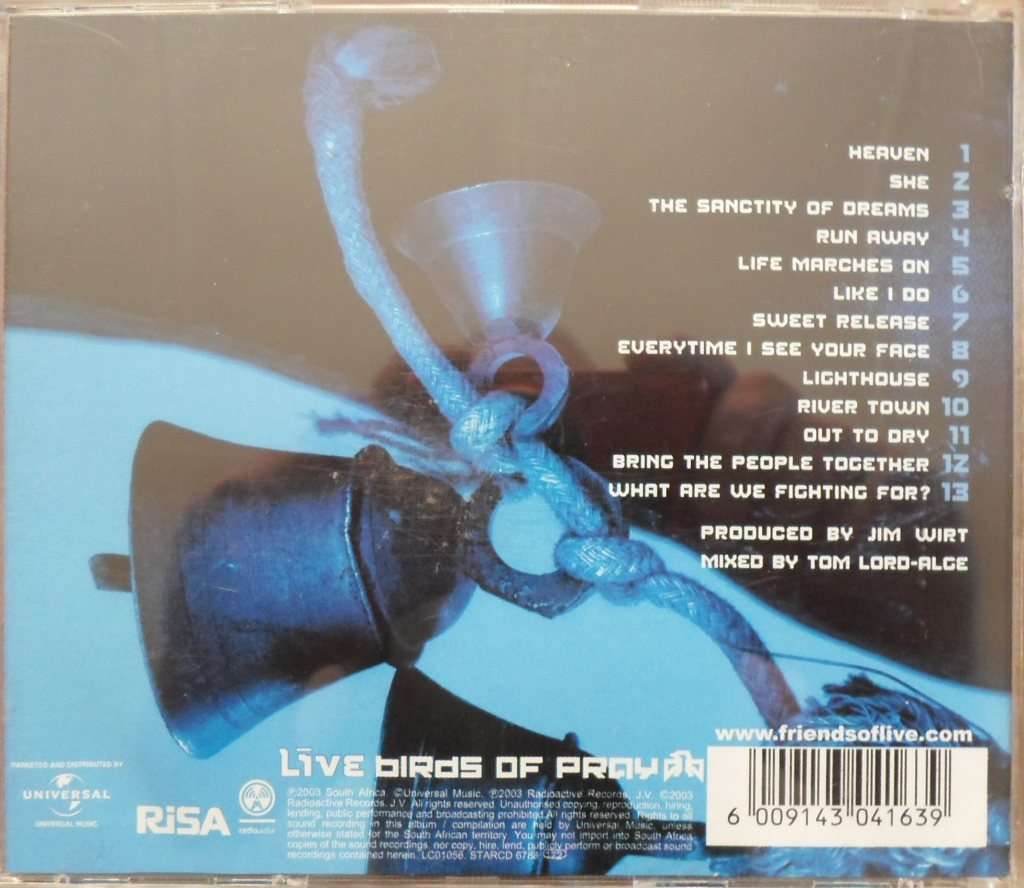 Live - Birds of Pray