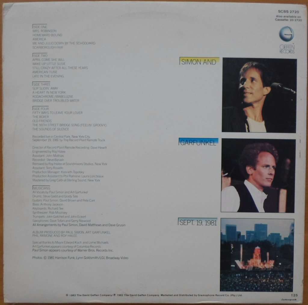 Simon and Garfunkel - The Concert in Central Park
