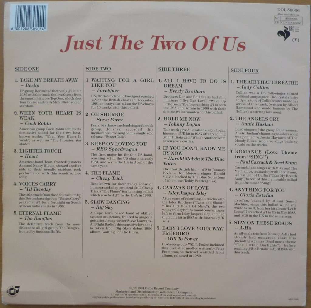 Various Artists - Just the Two of Us