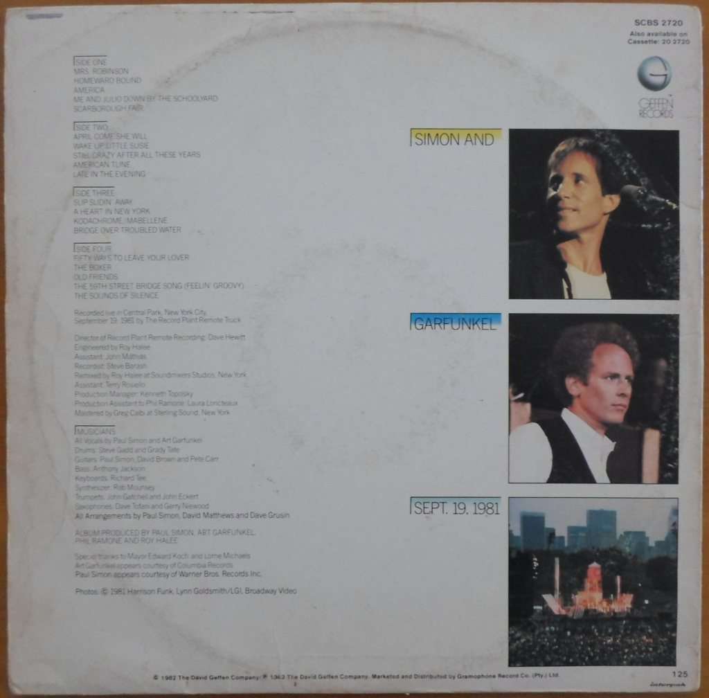 Simon and Garfunkel - The Concert in Central Park