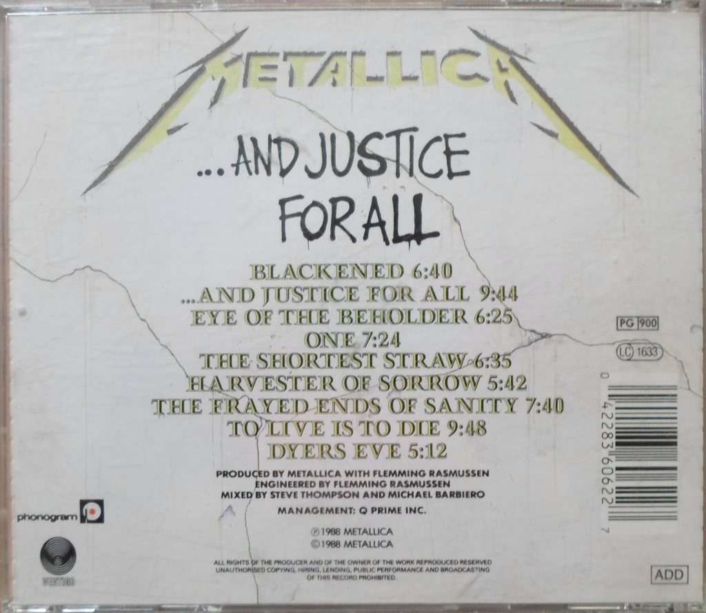 Metallica - ...And Justice for All