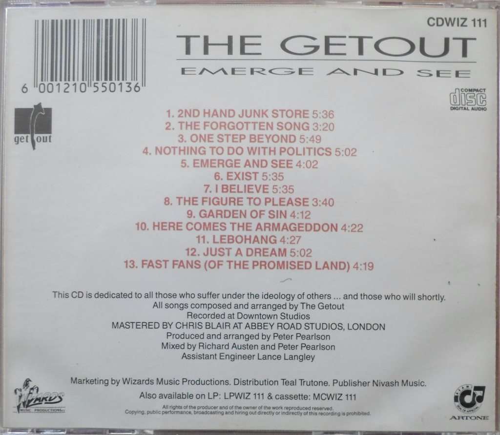 The Getout - Emerge and See