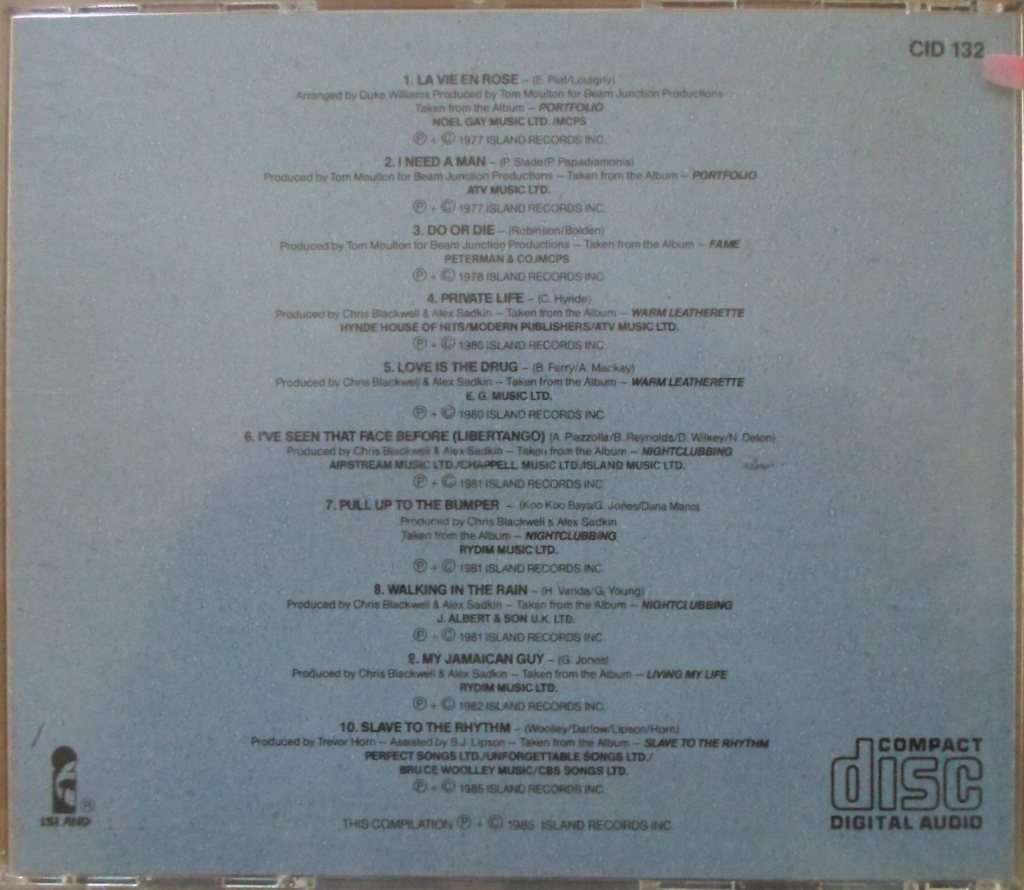 Grace Jones - Island Life