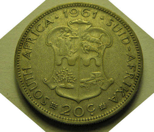 1961 20c 2 Shillings