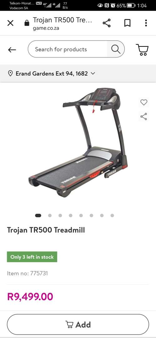 *SALE* Mint condition Trojan TR500 Treadmill