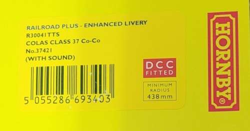 Hornby Class 37 - DCC Sound