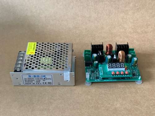 220V to 12V AC/DC converter + DC Step up/down with digital control - Workshop Clearance Sale