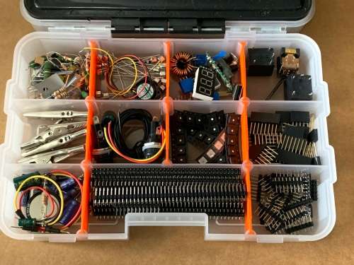Nice case with selection of components - Workshop Clearance Sale