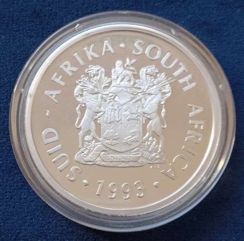 1993 R2 PROOF SILVER S A COIN - PEACE
