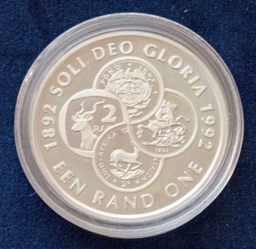 1992 SA PROOF SILVER R1 COIN - COINAGE