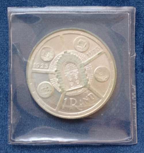 1974 R1 SILVER PROOF COIN - 50 YEAR ANNIVERSARY PRETORIA MINT