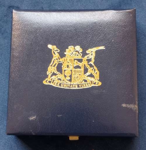 R1 SILVER PROOF COIN - (YOD) THE YEAR OF DISABLED - IN SAM BOX - WELL TONED