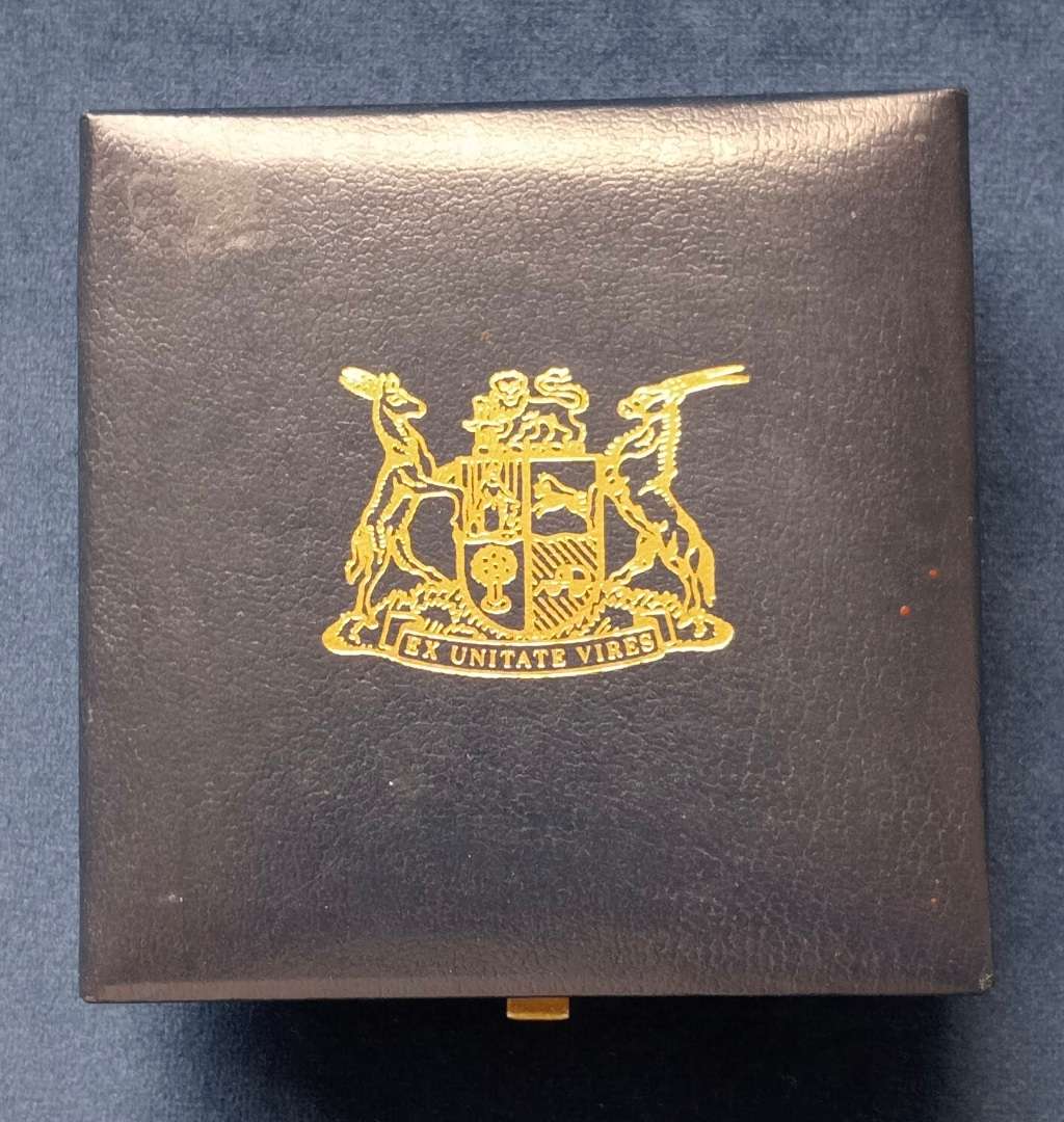 1991 Silver Protea S A R1 Silver Proof Coin - NURSING