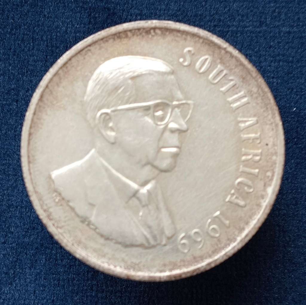1969 R1 South Afirica Silver Coin