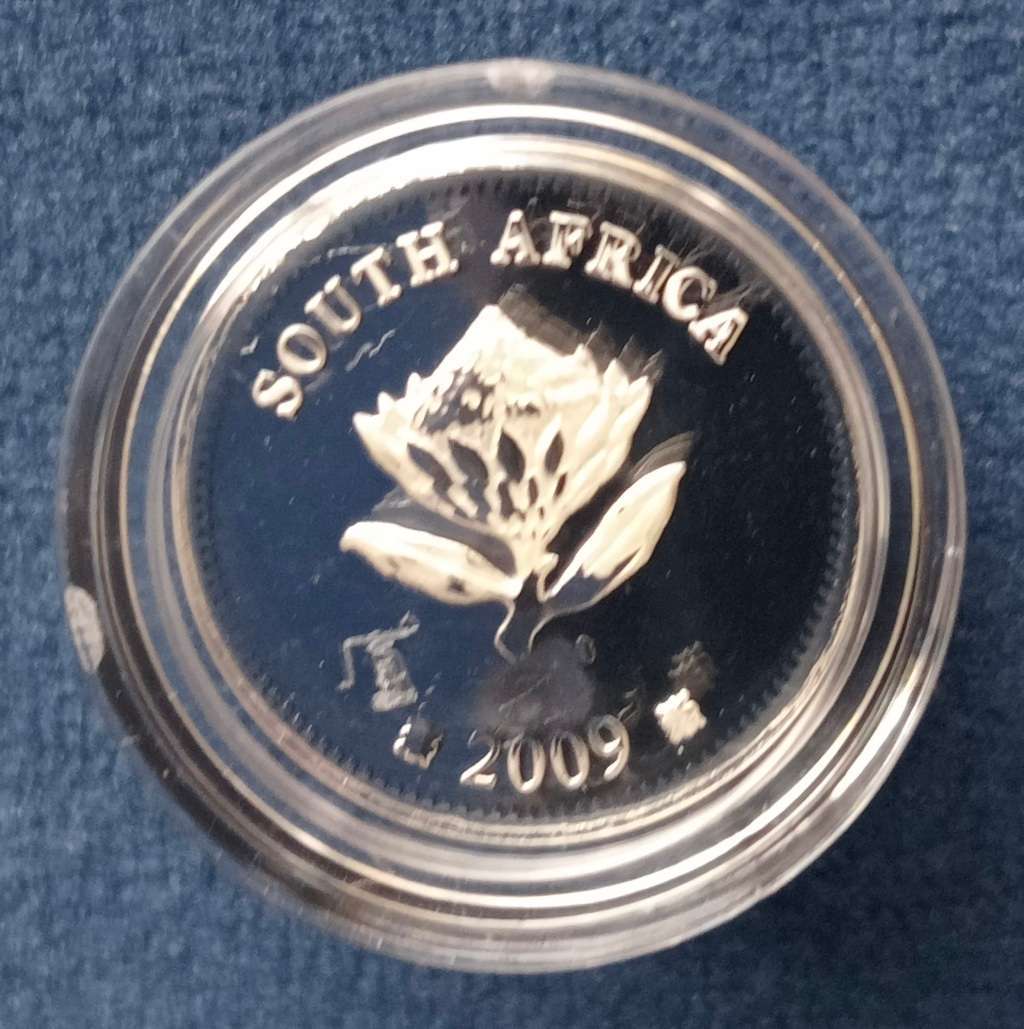 TICKEY 2 1/2c 2009 SILVER PROOF FLYPRESS IN SAM POUCH -