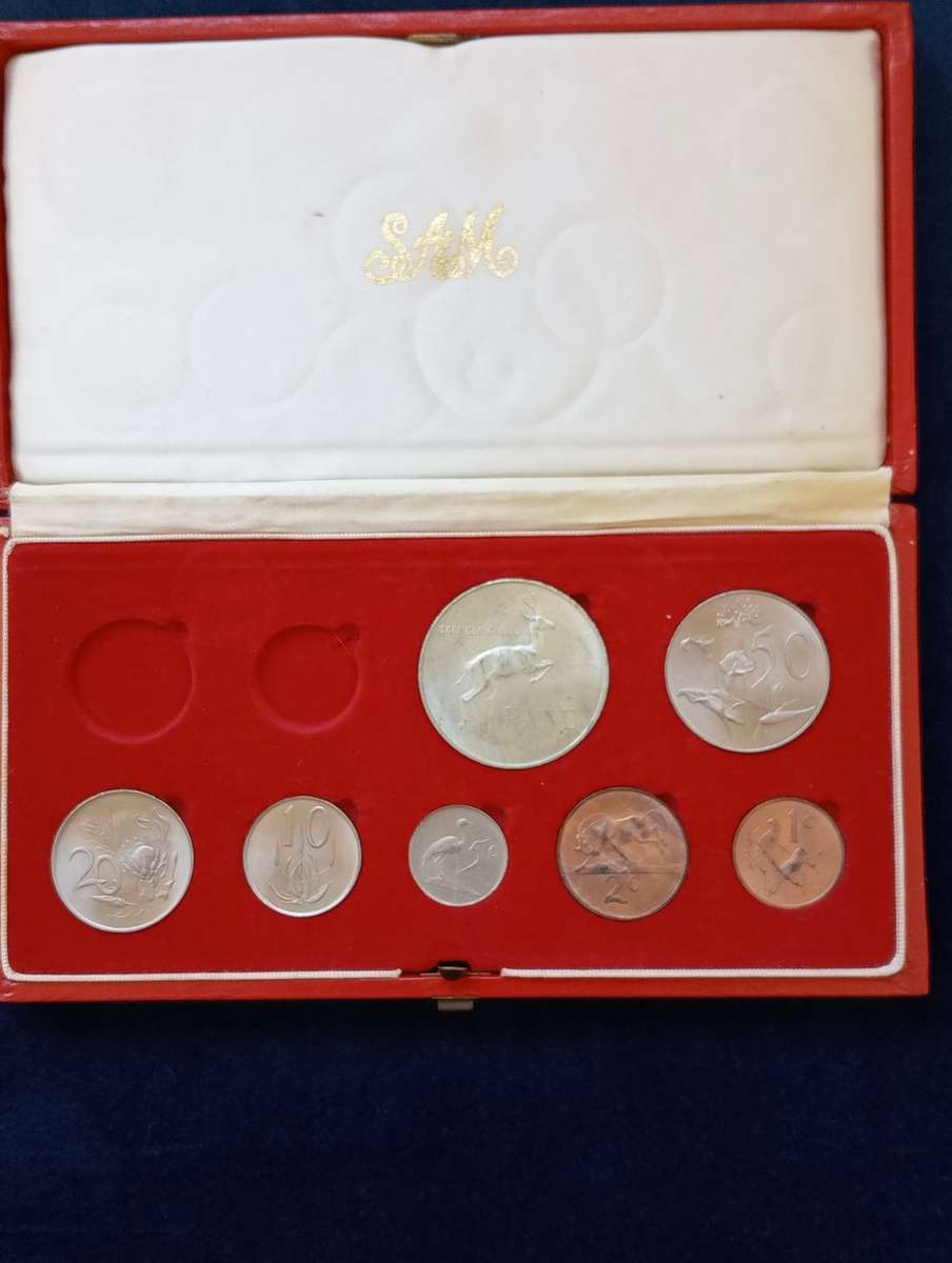 1967 Short Proof set in long box - in SAM Red box
