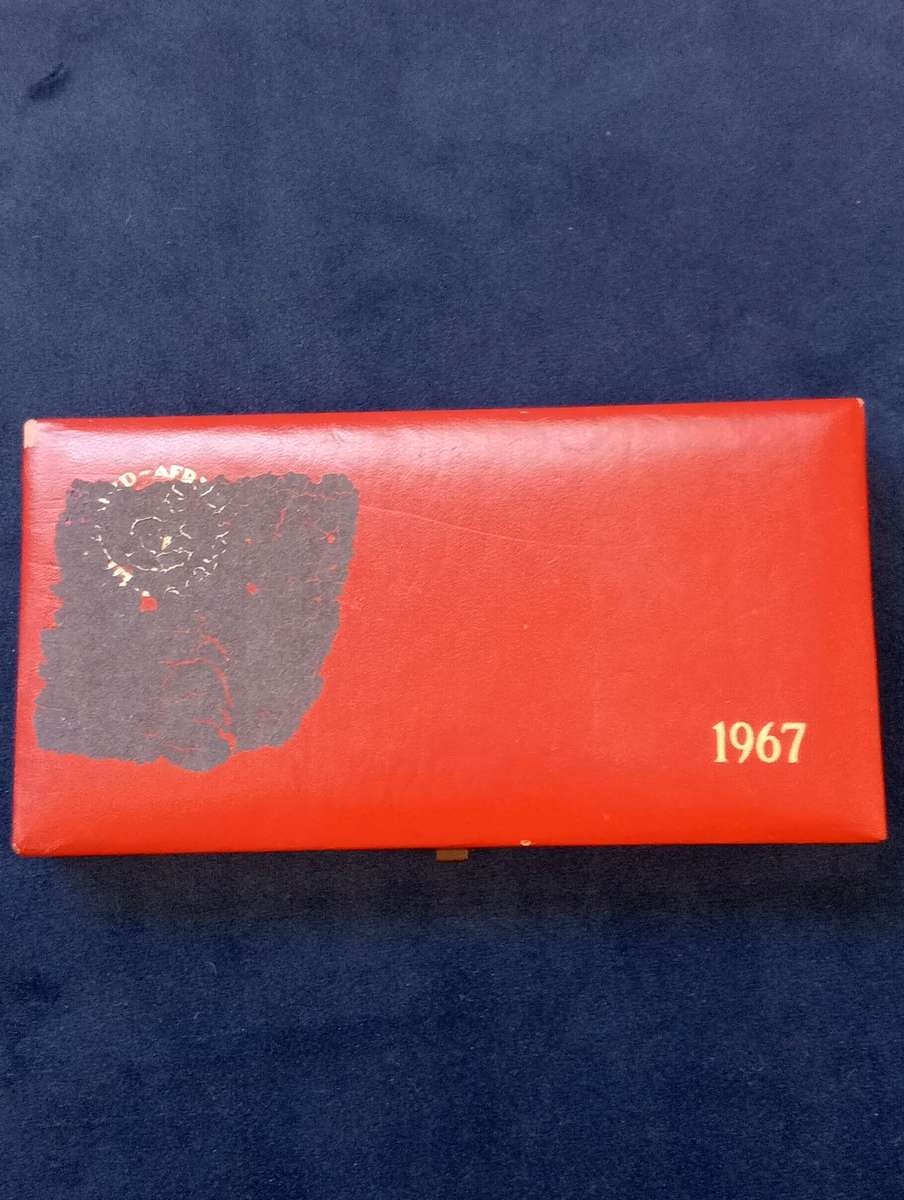 1967 Short Proof set in long box - in SAM Red box