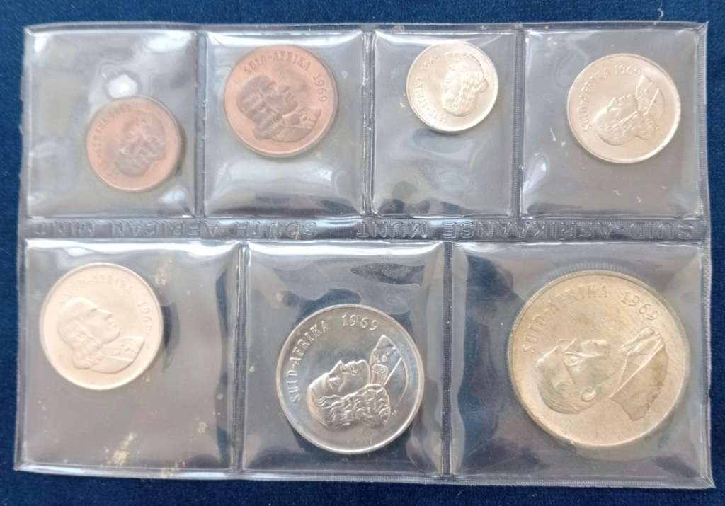 1969 & 1970 S A Mint SETS - Uncirculated WITH S A MINT SEAL (TWO SETS)