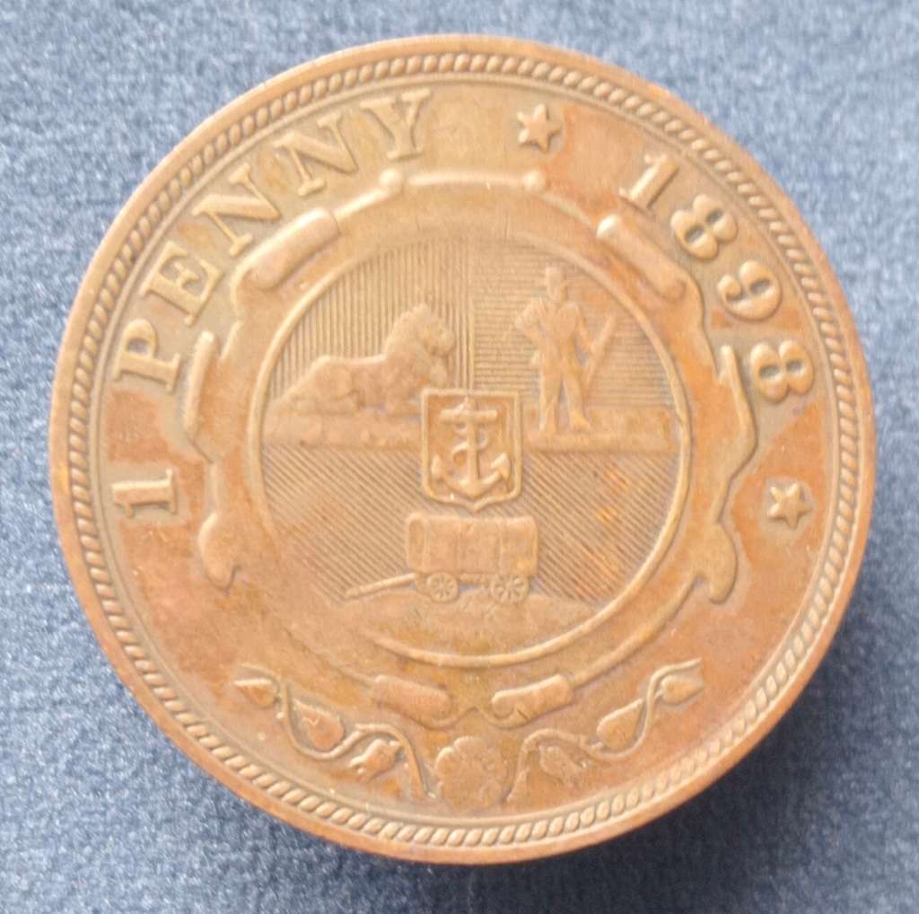 ZAR 1 Penny 1898