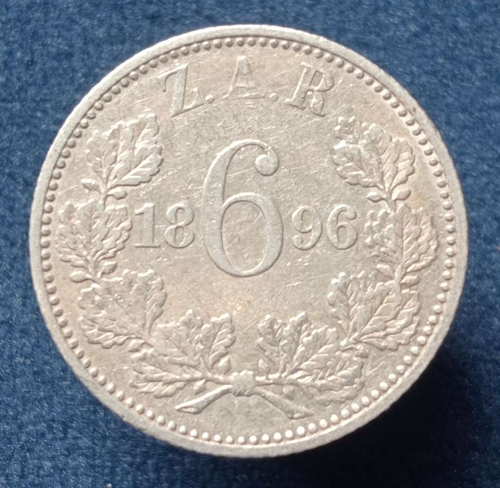 SILVER SIXPENCE 1896